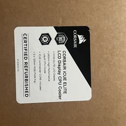 Corsair ICue Elite LCD Display CPU Cooler 