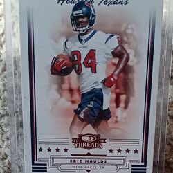 Eric Moulds Houston Texans 126/150 Donruss Threads Red Variant 