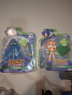 Chaos And Tikal Sonic figures