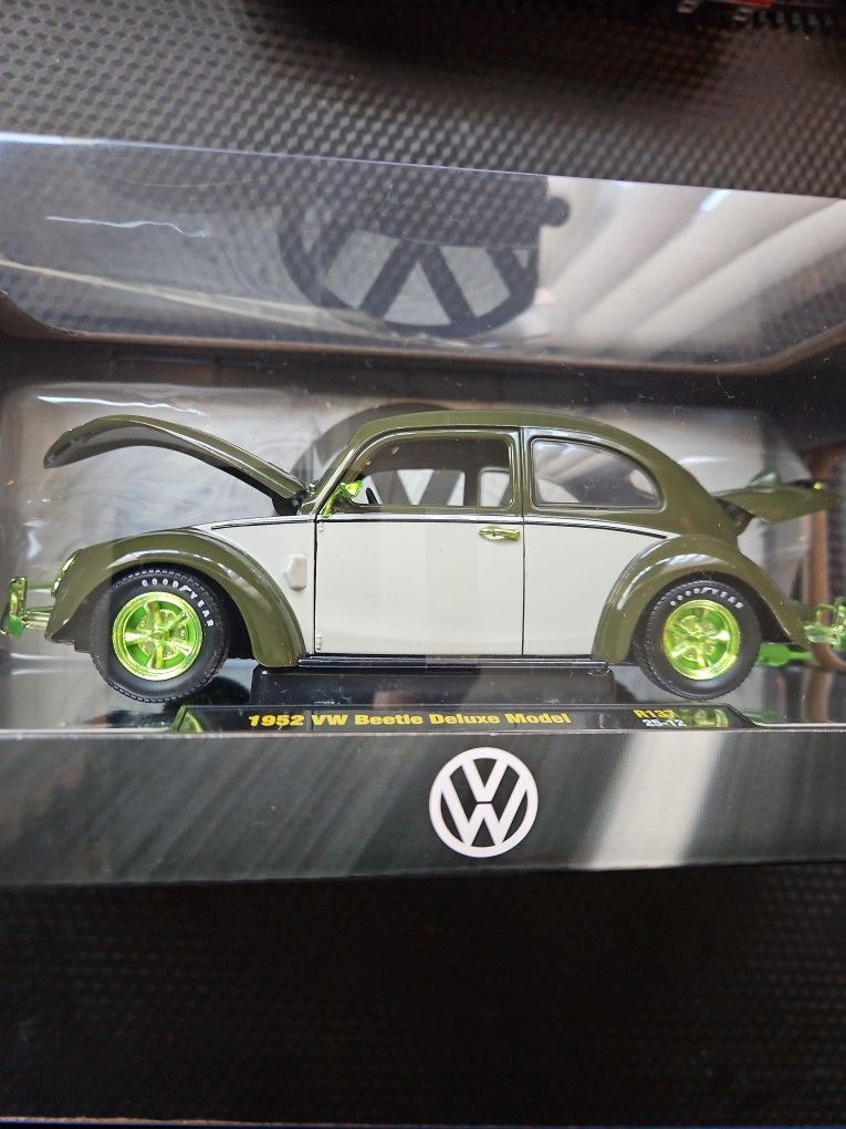 M2 Machines 1:24 Scale Chase 1952 Vw Beetle Volkswagen