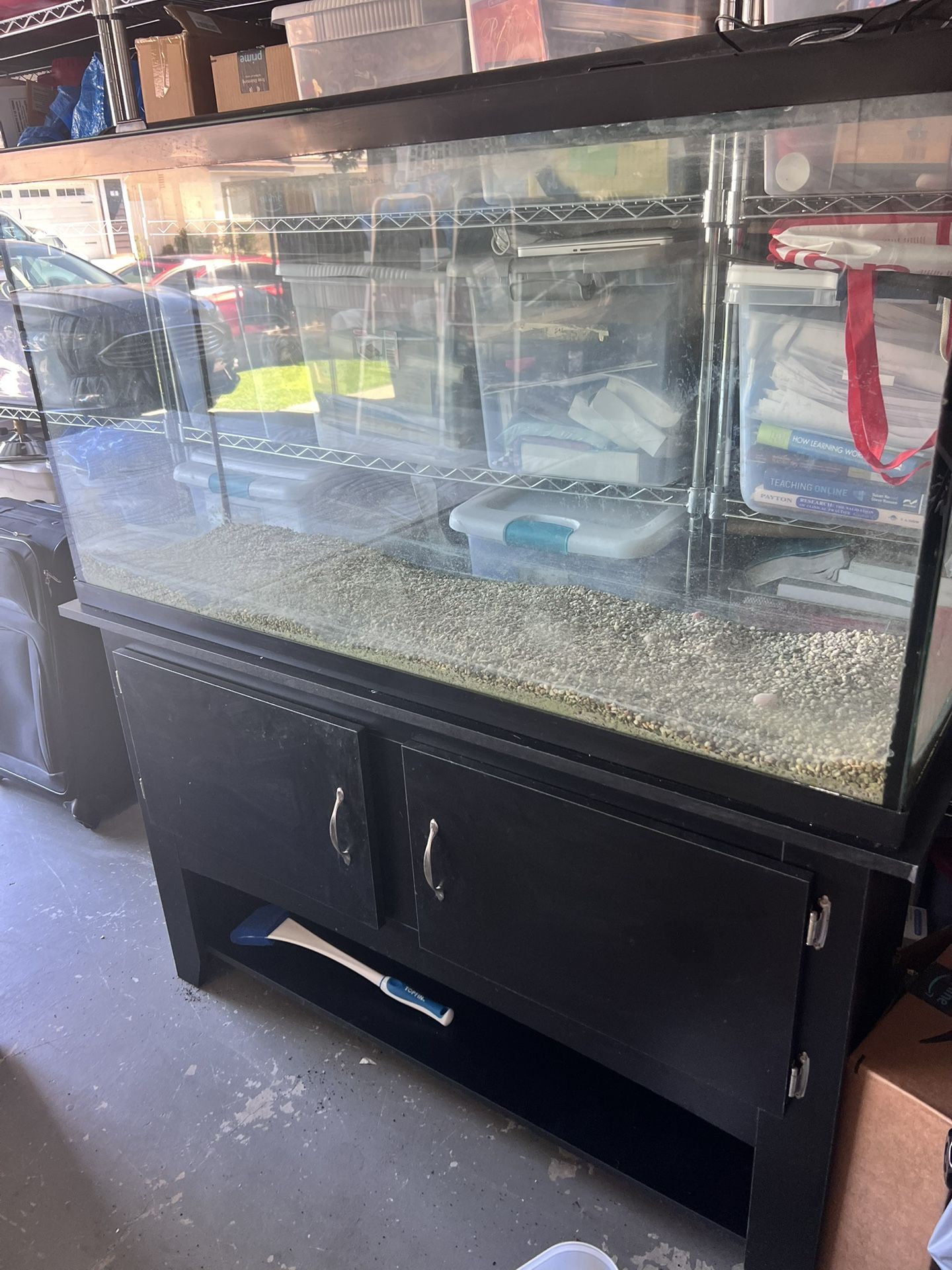Tank with cabinet and everything you need!