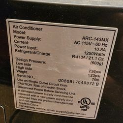 14,000 BTU portable Air Conditioner