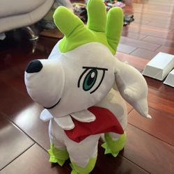 Pokemon Shaymin Sky Form Big Plush Doll 17” Nintendo Game Freak