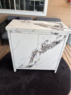 Marble color storage cabinet new in box 📦