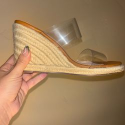 Cute Clear Platform Heels 