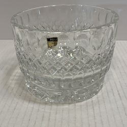 This vintage Polo brand centerpiece bowl is crafted from 24% lead crystal