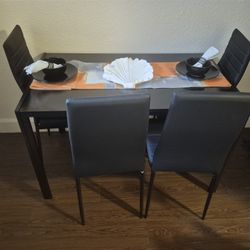 Kitchen table with four chairs