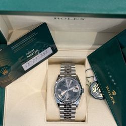 Rolex Date Just 36MM Wimbledon Unisex