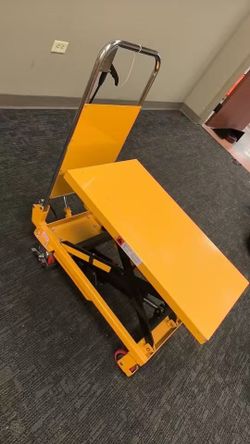 Used Single Scissor Lift Table A-2016