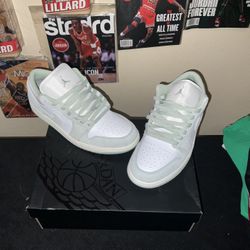 Air Jordan 1 Low SE White Seafoam Sail Mint Green Men’s Sz 11 Brand New in Box 100% Authentic 