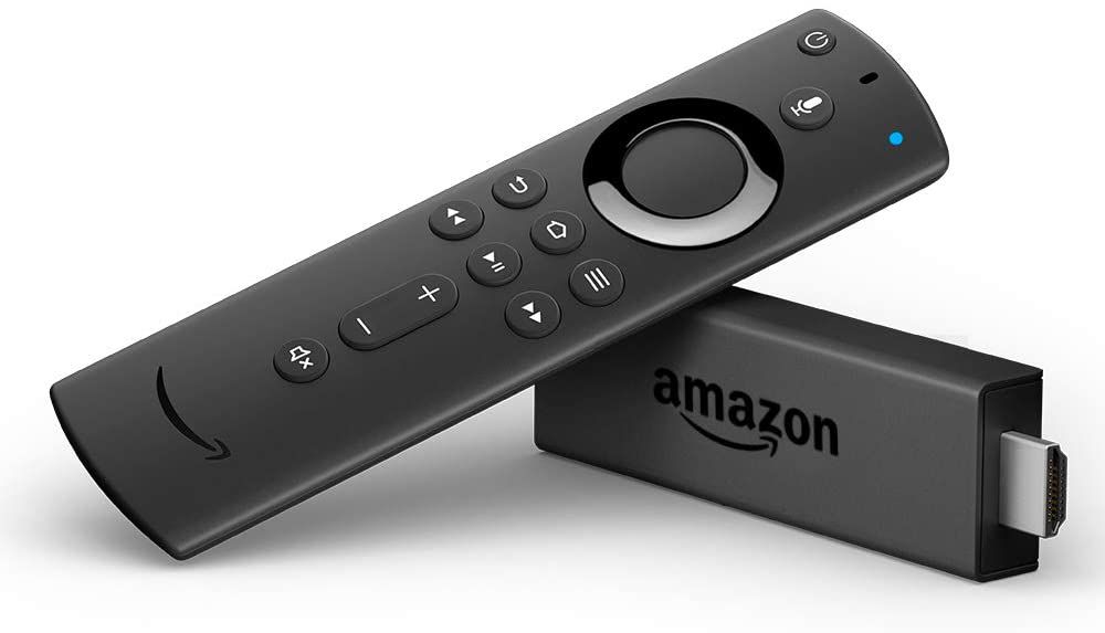 Brand new in box Fire TV Stick streaming media player with Alexa built in, includes Alexa Voice Remote, HD, easy set-up