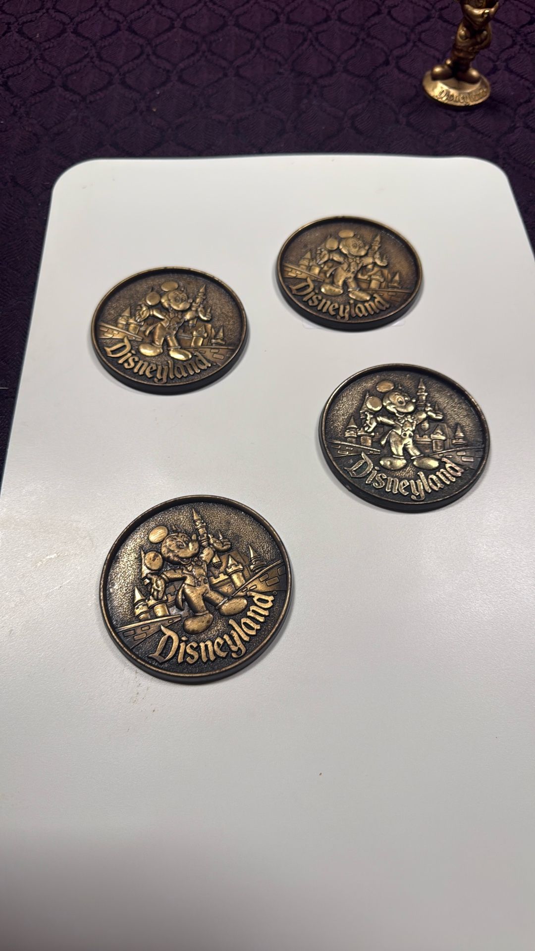 Mickey Mouse Brass Coaster