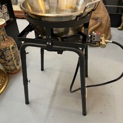 Saucepan with Griddle | Vase | New Burner for Frying