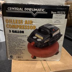 Oilless Air Compressor (Central Pneumatic )