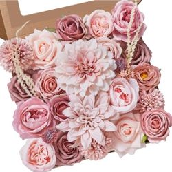 Artificial Flowers Dusty Pink