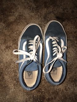 Blue & white vans