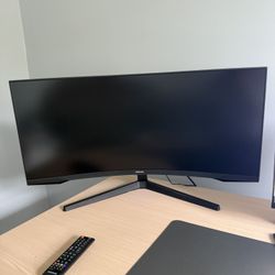 Gaming Computer Monitor Samsung Odyssey G5 34in Curved Gaming Monitor