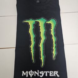 Graphic Tee Monster Logo T-Shirt Size L