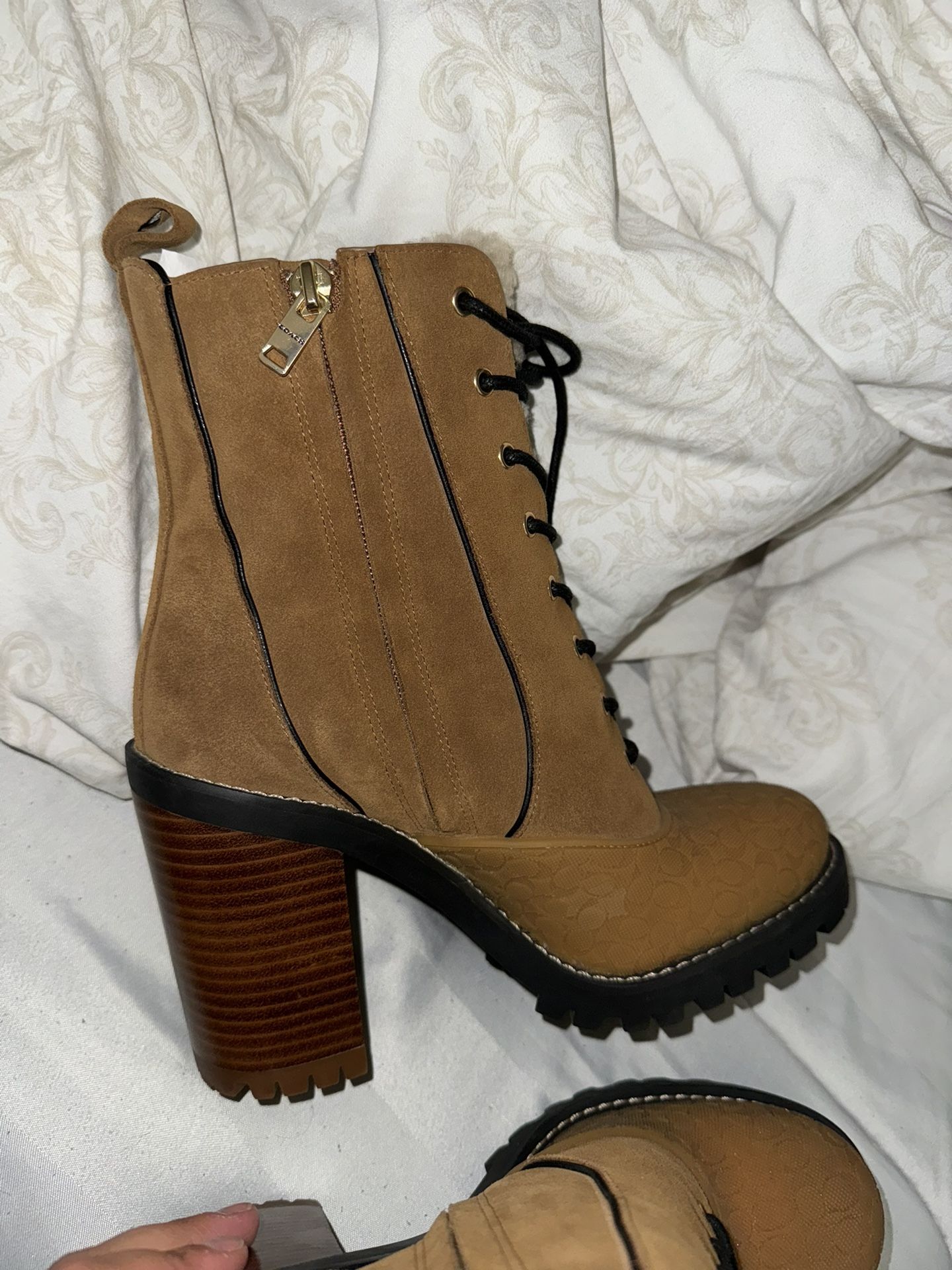 Coach Women’s High Heel Boots Size 7.5