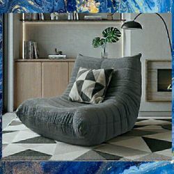 Grey Oversized XL Memory Foam Beanbag Chair, New in Box.