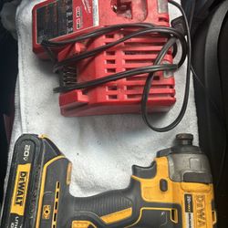 Dewalt Drill And Charger Milwaukee 
