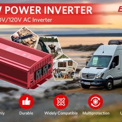 4 Invertor From 120W To 5000 W Inverter   From  12 V Or 24 V To 120v