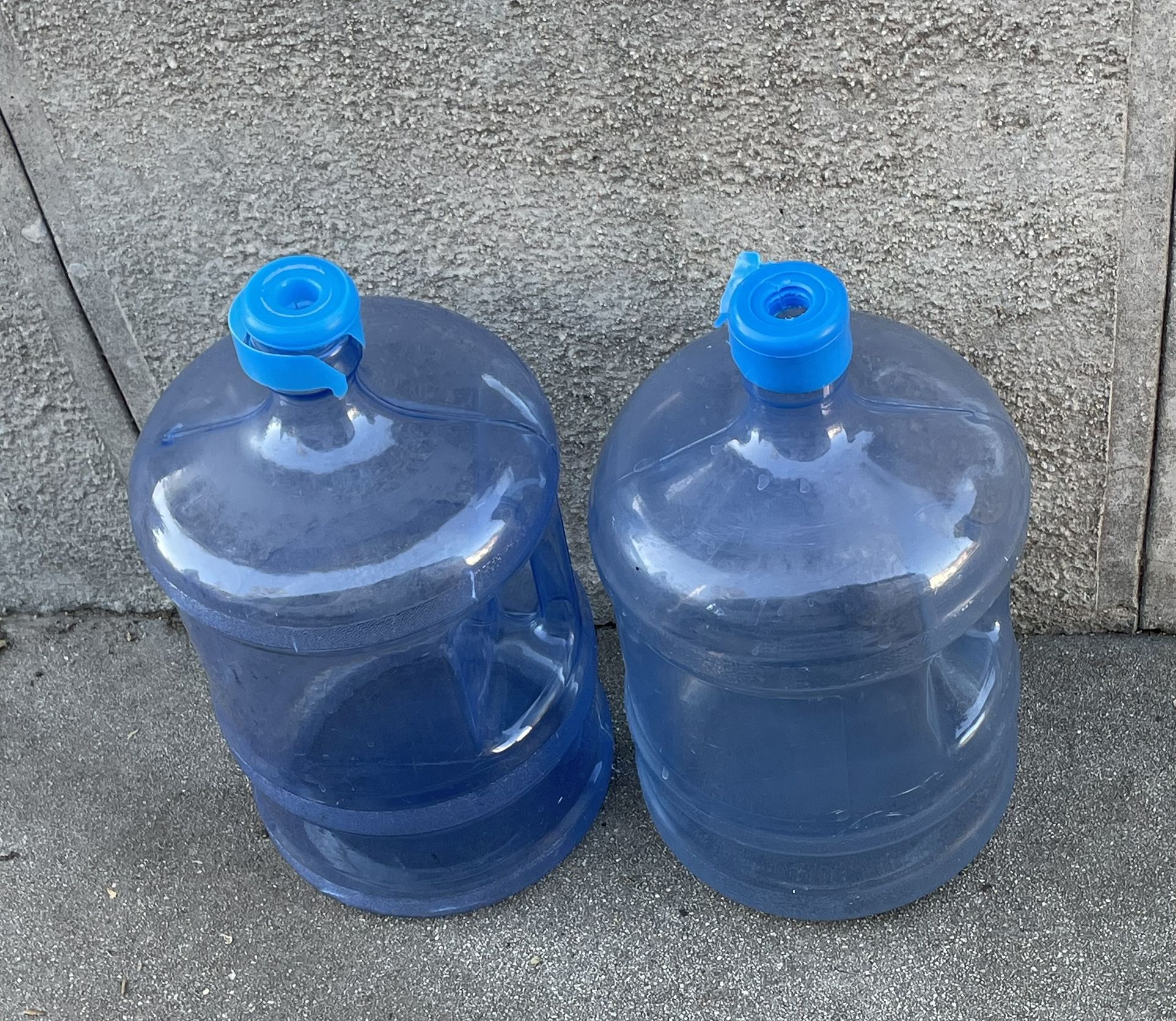 2- five GALLON water BOTTLES- $25 FIRM PRICE. In Eagle Rock