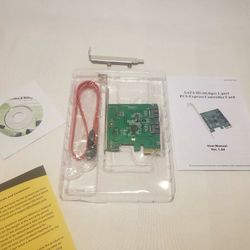 IO Crest 2 Port SATA III PCI-Express x1 Card (SY-PEX40039)