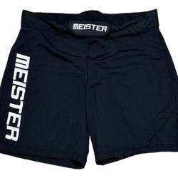 Meister Mens’s Stretch Sprint Board MMA Training Black Activewear Shorts Size XL