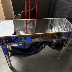2 glass table