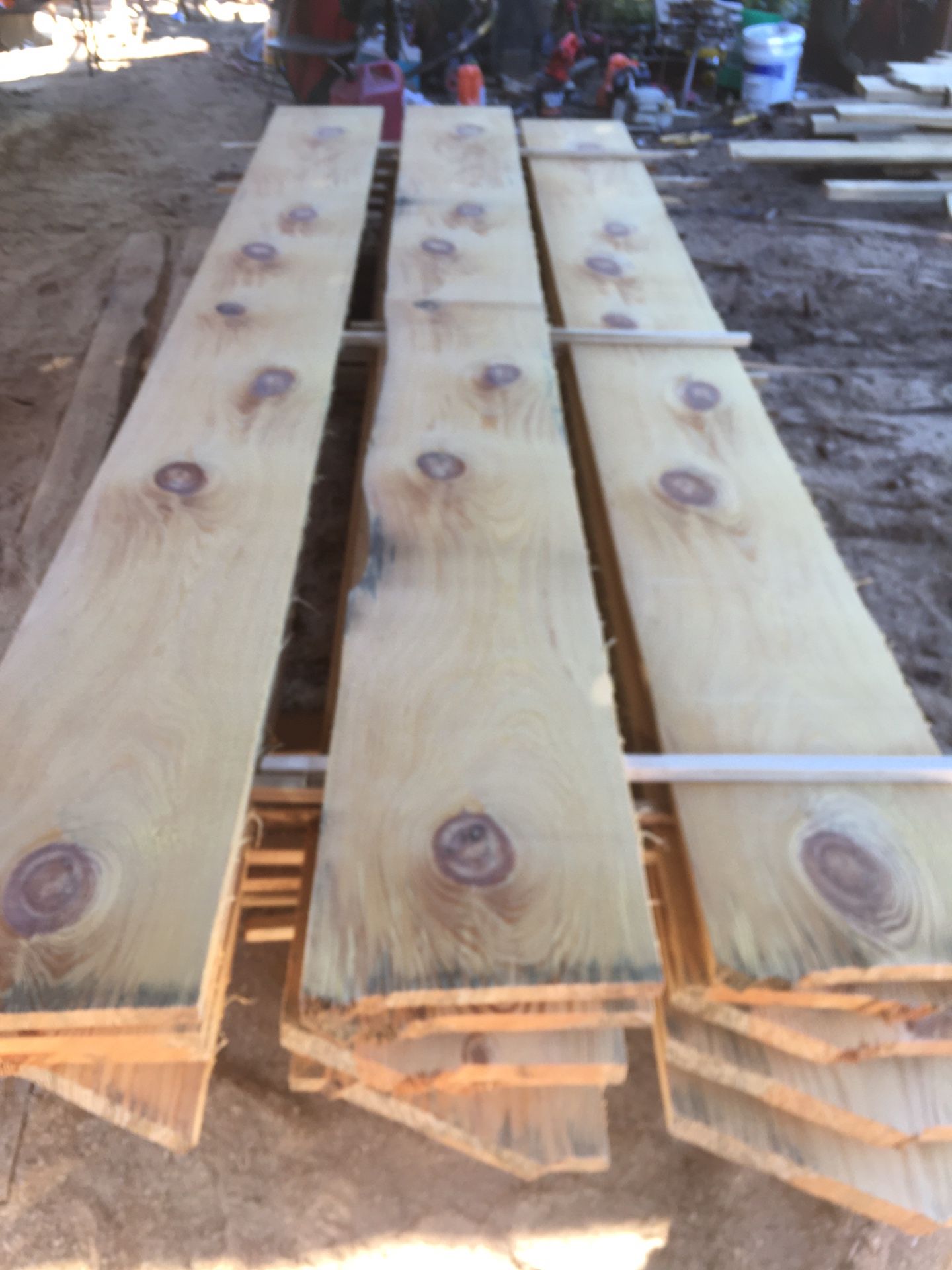 1x16”x12ft Knotty Heart Pine Boards . $16 each