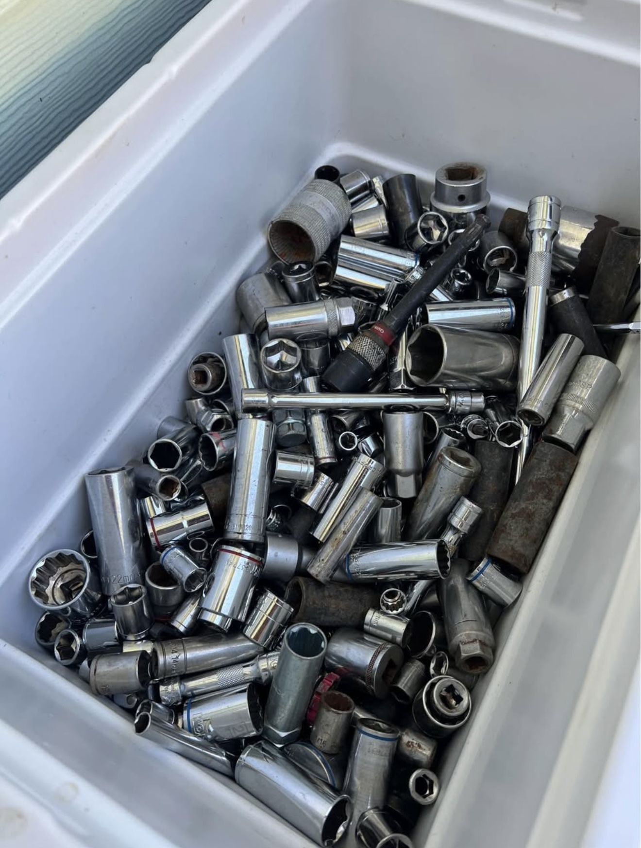 Huge Bulk Lot of ~300 Assorted Sockets – Mixed Sizes, Brands & Extensions