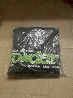 Sp5der Hoodie V2 slat Grey 