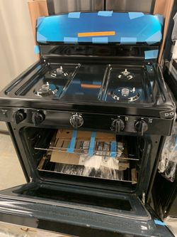 Brand new GE stainless steel gas range with 6 months warranty