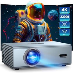 4K Projector W. WiFi & Bluetooth- NEW IN BOX