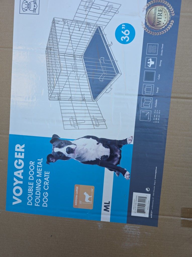 Dog Crate- For Small To Medium