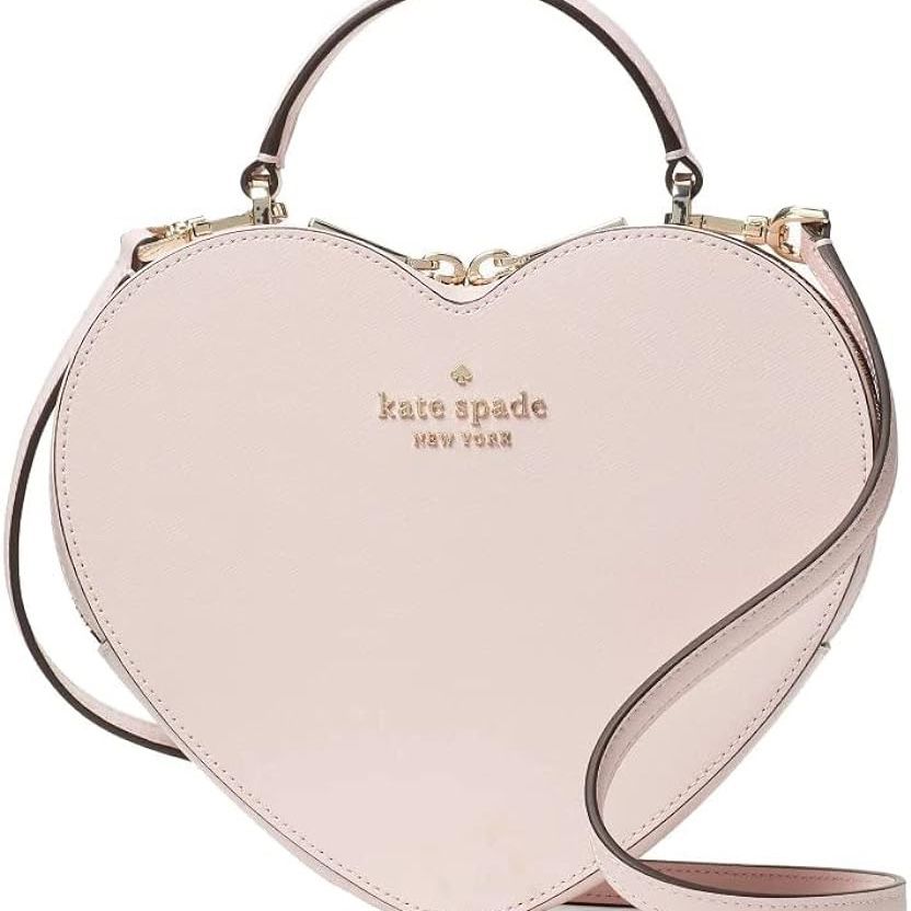 Pink Heart Shaped Kate Spade Bag