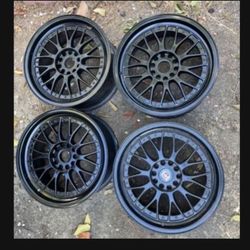 4 - 18x8.5 5x114.3 5x4.5 5x100 5x3.94 Wrx Crosstrek Infiniti G35 G37 Q50 Q60 350z Altima Civic Kia Accord Camry Wheels Rims !!!!!!!!!!