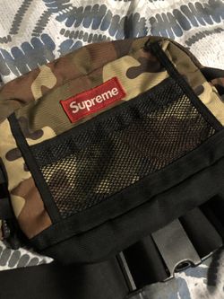 SS 2013 Supreme camo fanny/shoulder bag