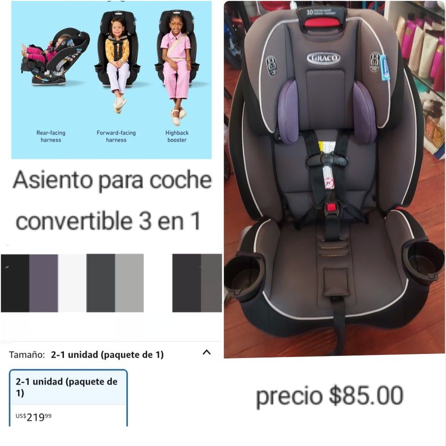 Graco SlimFit All In One Convertible Car Seat.