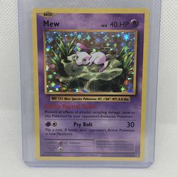 Pokémon TCG Card - Mew 53/108 HOLO Rare - XY Evolutions - NM!