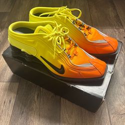 Martine Rose X Nike Shox MR4 Safety Orange Size 9.5 Men / 11 Women