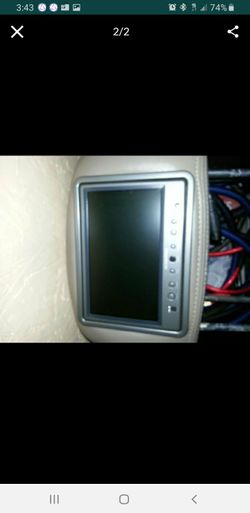New headrests & screens (Pair)