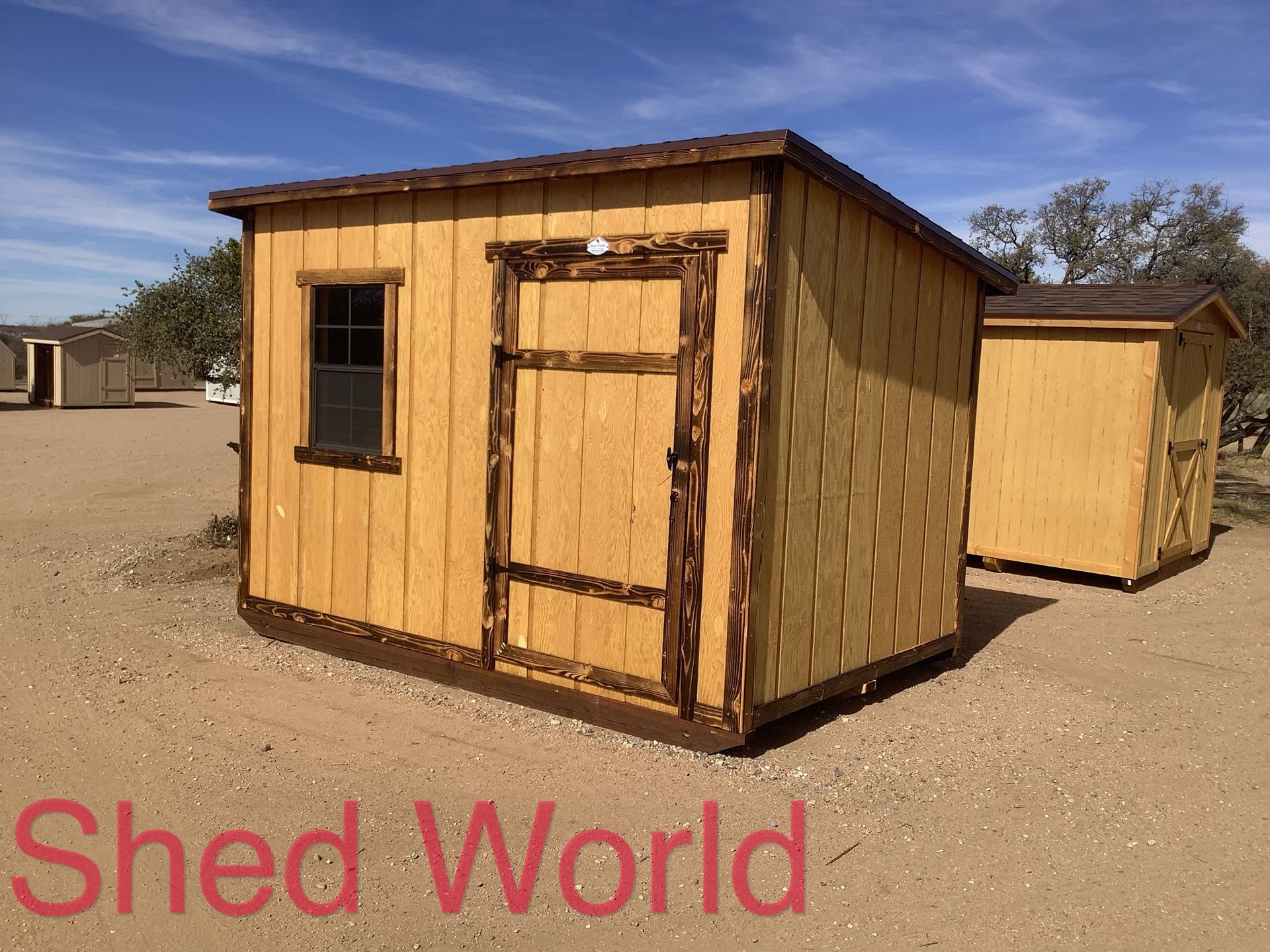 8x12 Rustic Shed On SALE