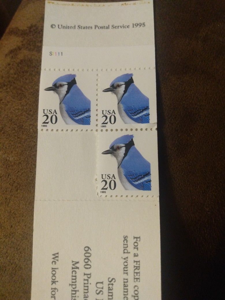 1995 Post Card Stamps