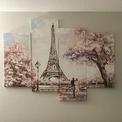 Paris Pictures Wall Decor Eiffel Tower