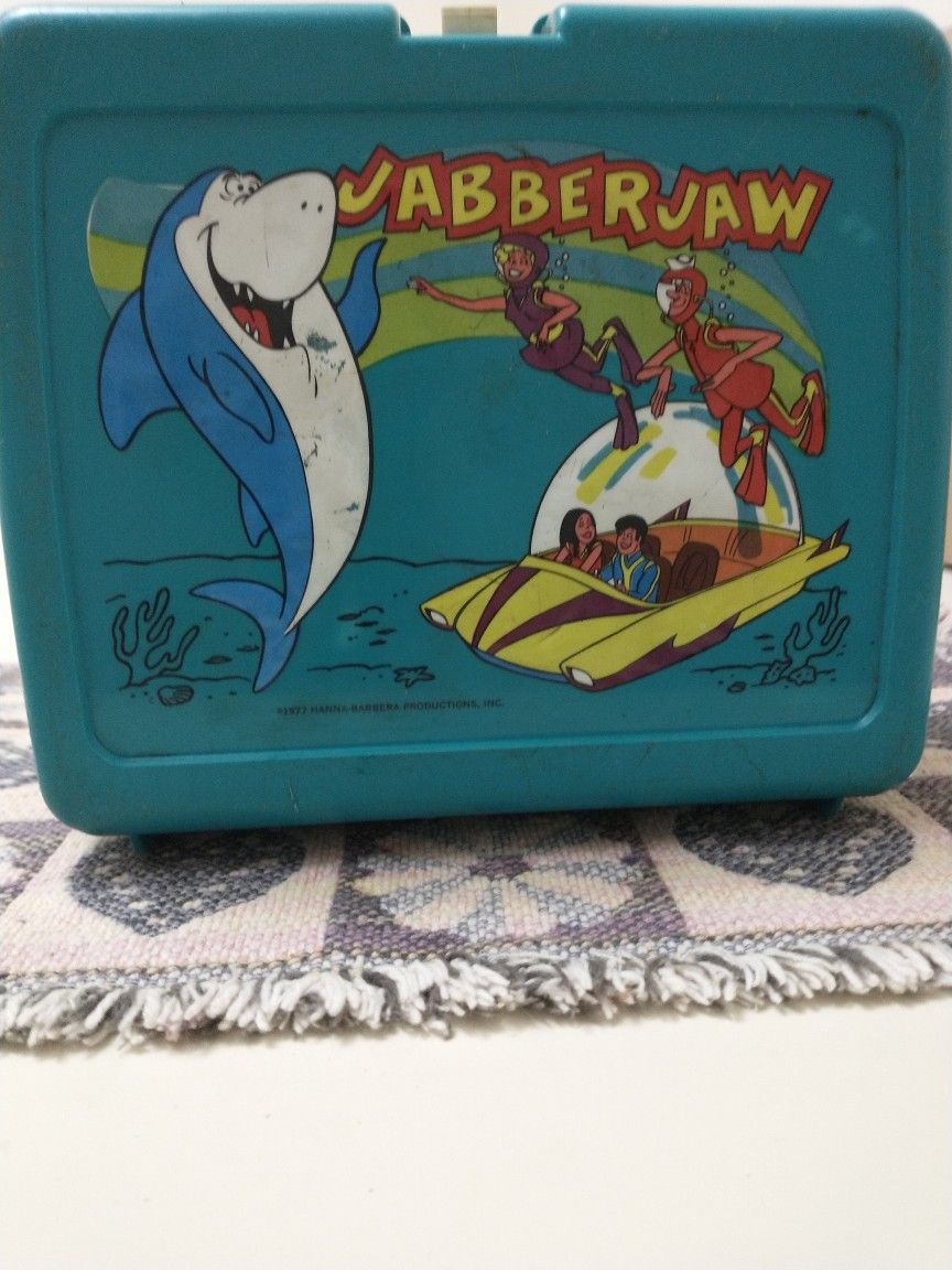 Vintage 1977 Jabberjaw Lunch box by Hana Barbera