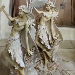 Two beautiful antique fairy lamps