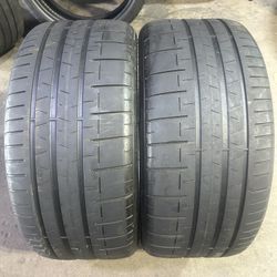 SET OF 2 USED TIRES PIRELLI PZERO CORSA AO…275/30/20