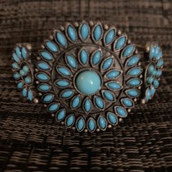 Vintage Navajo Turquoise Bracelet Cuff